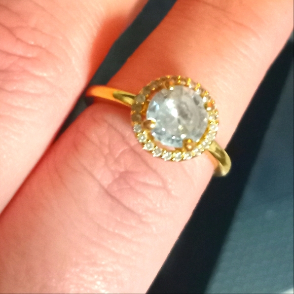 Pandora Sparkling Round Halo Ring - Picture 1 of 3